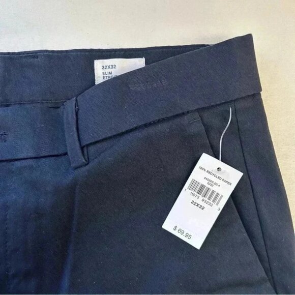 GAP Mens Pants Modern Slim Fit Chino Khakis GapFlex Navy Blue Size 32x32 NWT - Picture 13 of 15